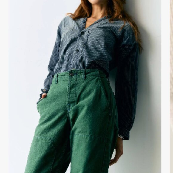 imogene + willie Green Women's Pants - Picture 2 of 8